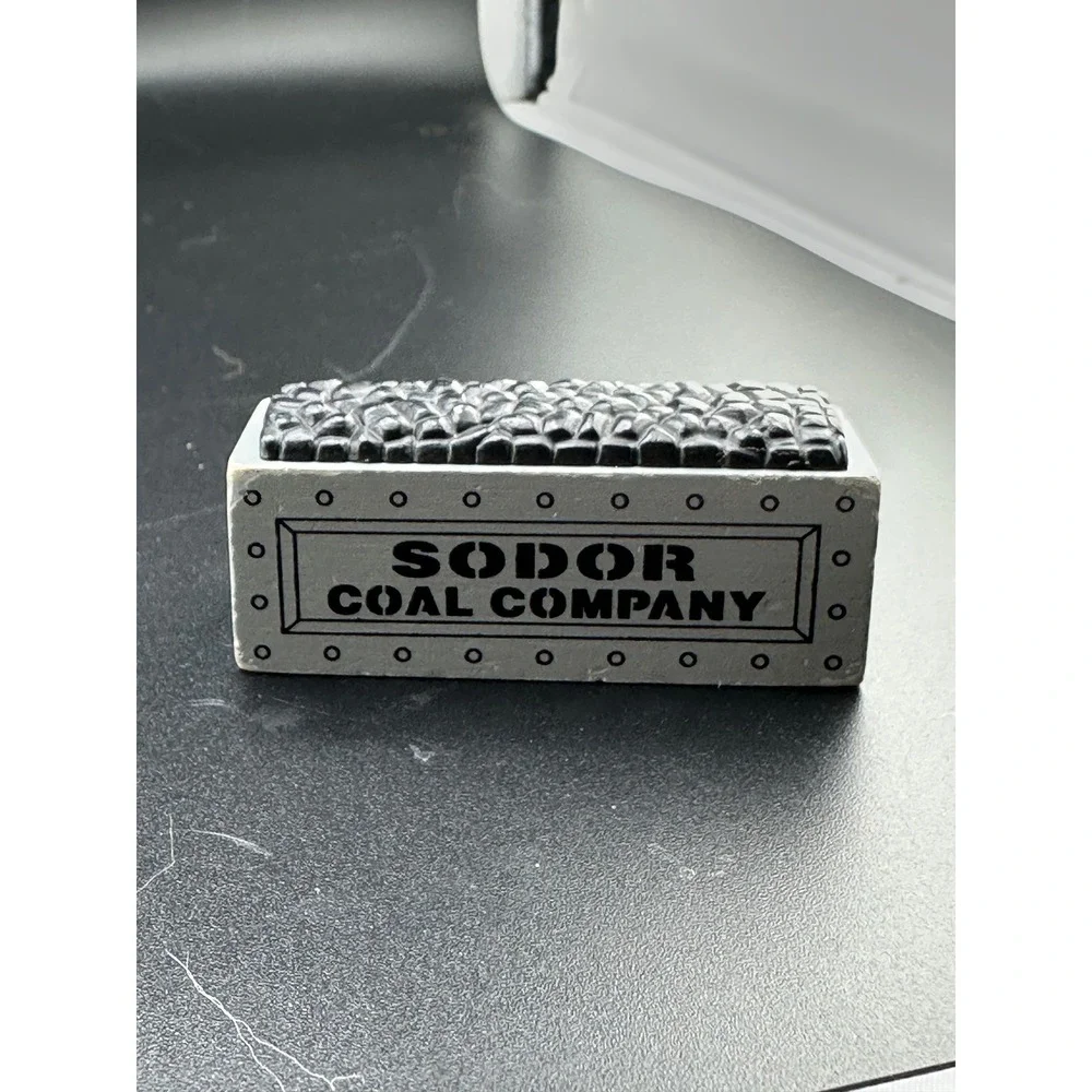 Thomas Wooden Railway Sodor Coal‎ Company Magnetic Cargo Piece Gray Black Wood